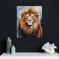 thumbnail image 4 of Nawypu Lion Wall Art Decor Animal Modern Artwork Canvas Painting Prints Pictures Home Decor for Living Room Dining Room Bedroom, 4 of 4
