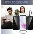 thumbnail image 3 of Privacy Screen Protector for Samsung Galaxy A35 5G with Camera Lens Protector[2+2 Pack], Anti-Spy Tempered Glass Film,9H Hardness,Anti-Scratch, 3 of 6