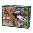 thumbnail image 1 of Cobble Hill Jigsaw Puzzle - Comfy Cat, 1000 Piece Puzzle, 1 of 5