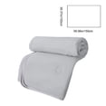 thumbnail image 3 of Cififendec Cool-Touch Summer Quilt with Grey Binding, 59.06"×39.37", Dot-Quilted Breathable AC Comforter, Ultra-Soft Reversible Machine Washable Blanket for Bed & Guest Space(Gray), 3 of 5