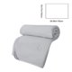 thumbnail image 3 of Edredón de verano suave y lavable – Manta transpirable para clima cálido, ropa de cama de poliéster agradable para la piel con estampado de hojas, lavable a máquina., 3 of 6