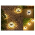 thumbnail image 7 of 4PCS Solar Acrylic Garden Buried Light Outdoor Garden Light Waterproof Luminous Wall Decoration Wall Washing Light,B, 7 of 7