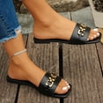 thumbnail image 5 of Gymvis Womens Flat Sandals Beach Summer Slides Vacation Womens Open Toe Slippers Size 5-10, 5 of 9