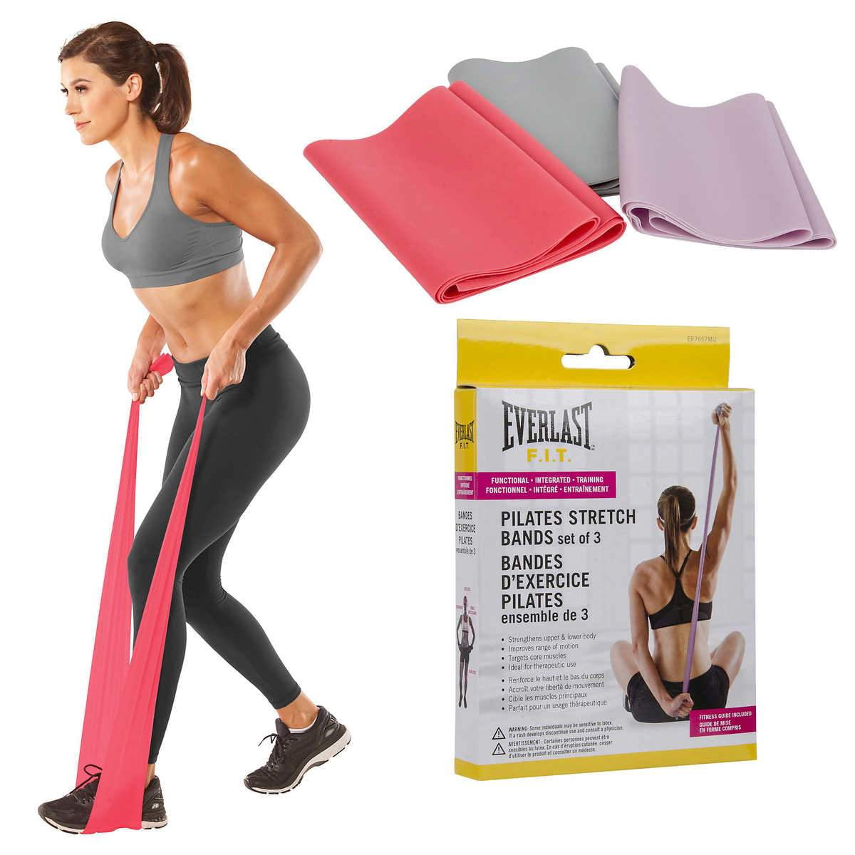 Everlast Exercise Ball and Stretch Bands Kit Walmart