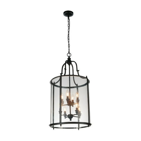 

12 Light Drum Shade Chandelier with Oil Rubbed Bronze finish