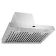 thumbnail image 2 of CAVALIERE 30" Inch Range Hood in Brushed Stainless Steel 900 CFM- LED Lighting- SV218Z-30, 2 of 6