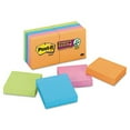 thumbnail image 1 of Sticky note Notes Super Sticky  Pads in Electric Glow Colors  Ninety 2 x 2 Sheets  8 Pads-Pack, 1 of 1