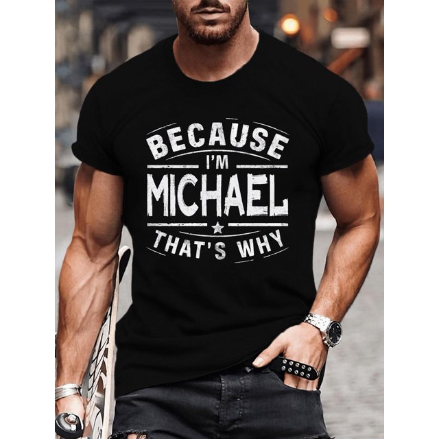 Men's Creative Summer Top, Casual Short Sleeve Crew Neck T-shirt, Men's Versatile Comfy Clothing For Daily Wear