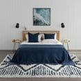 thumbnail image 2 of Mason Brooks Indigo Shag CG80A Transitional Geometric 2'6" X 8' Area Rug, 2 of 6