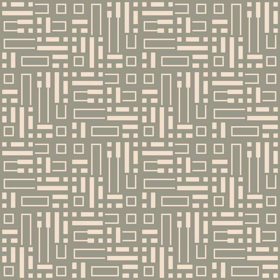 MuralsPrint Rectangle Shapes Tortilla Color Removable Wallpaper - 10'ft H x 24''inch W