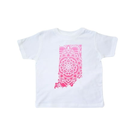 

Inktastic Indiana Silhouette Mandala Gift Toddler Boy or Toddler Girl T-Shirt