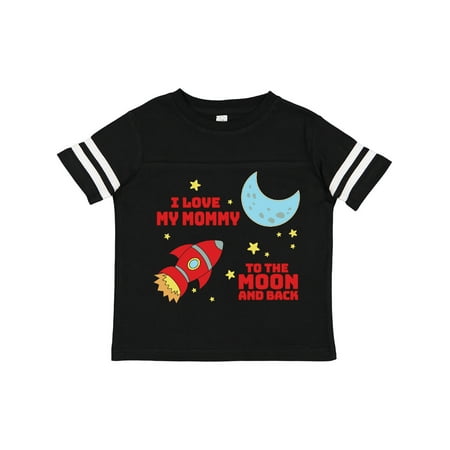 

Inktastic I Love My Mommy to the Moon and Back Gift Toddler Boy or Toddler Girl T-Shirt