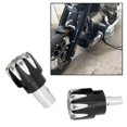 thumbnail image 4 of Kit de herrajes decorativos para pernos y tuercas de cubierta de eje delantero cromado para motocicleta R18 Classic R 18 2020 B negro Macarena Tuerca del eje delantero, 4 of 8