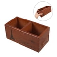 thumbnail image 3 of Organizador de herramientas de peluquería de madera vintage, caja de almacenamiento multifuncional para tijeras, herramientas de peluquería, organizador de escritorio para salón y hogar., 3 of 5
