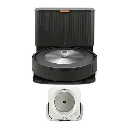 iRobot Roomba j7 Self-Emptying Robot Vacuum with iRobot Jet M6 Robot Mop Bundle
