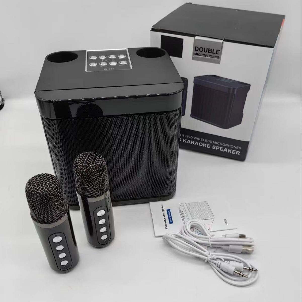 Máquina De Karaoke Máquina De Karaoke Familiar Inalámbrica Para Fiestas Al Aire Libre Transmision En Vivo
