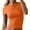 A02594-Orange, variant on CALAFEBILA T-Shirt for Women Crop Women T-Shirts,Women's Fashion Solid Color T-shirt Summer Short Sleeve Crew Neck Tops for Women