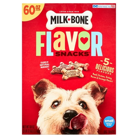 UPC 079100822393 product image for Milk-Bone Flavor Snacks Small Dog Biscuits  Flavored Crunchy Dog Treats  60 oz | upcitemdb.com