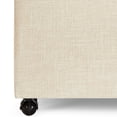thumbnail image 4 of Modern 45x24x17.5" Ottoman - 360-degree Casters for Mobility - In Living Room - Facilitates Item Movement, 4 of 6
