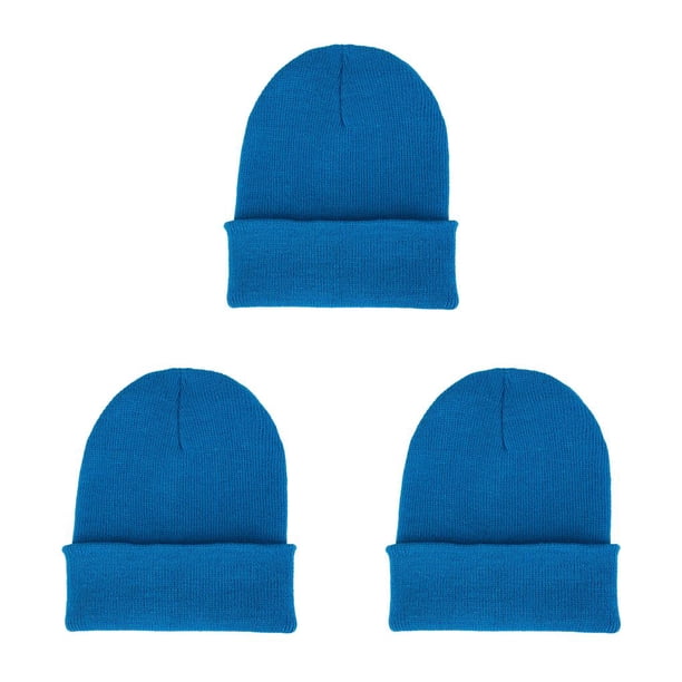 Gorros de punto Ajustable Minnieouse Multifuncional a prueba de viento Esquí Azul oscuro