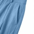 thumbnail image 6 of BUIGTTKLOP Corduroy Dress Pants for Women Business Casual Outfits High Waisted Work Slacks Wide Leg Office Trousers, 6 of 7
