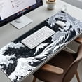 thumbnail image 3 of Mouse Pad Gaming Mousepad 35.4 x 15.7 x0.12in Large Mouse Pad for Keyboard and Mouse with Anti-Slip Rubber Base, Keyboard Pad XXL Mouse Mat for Home and Office（Japanese Sea Wave), 3 of 6