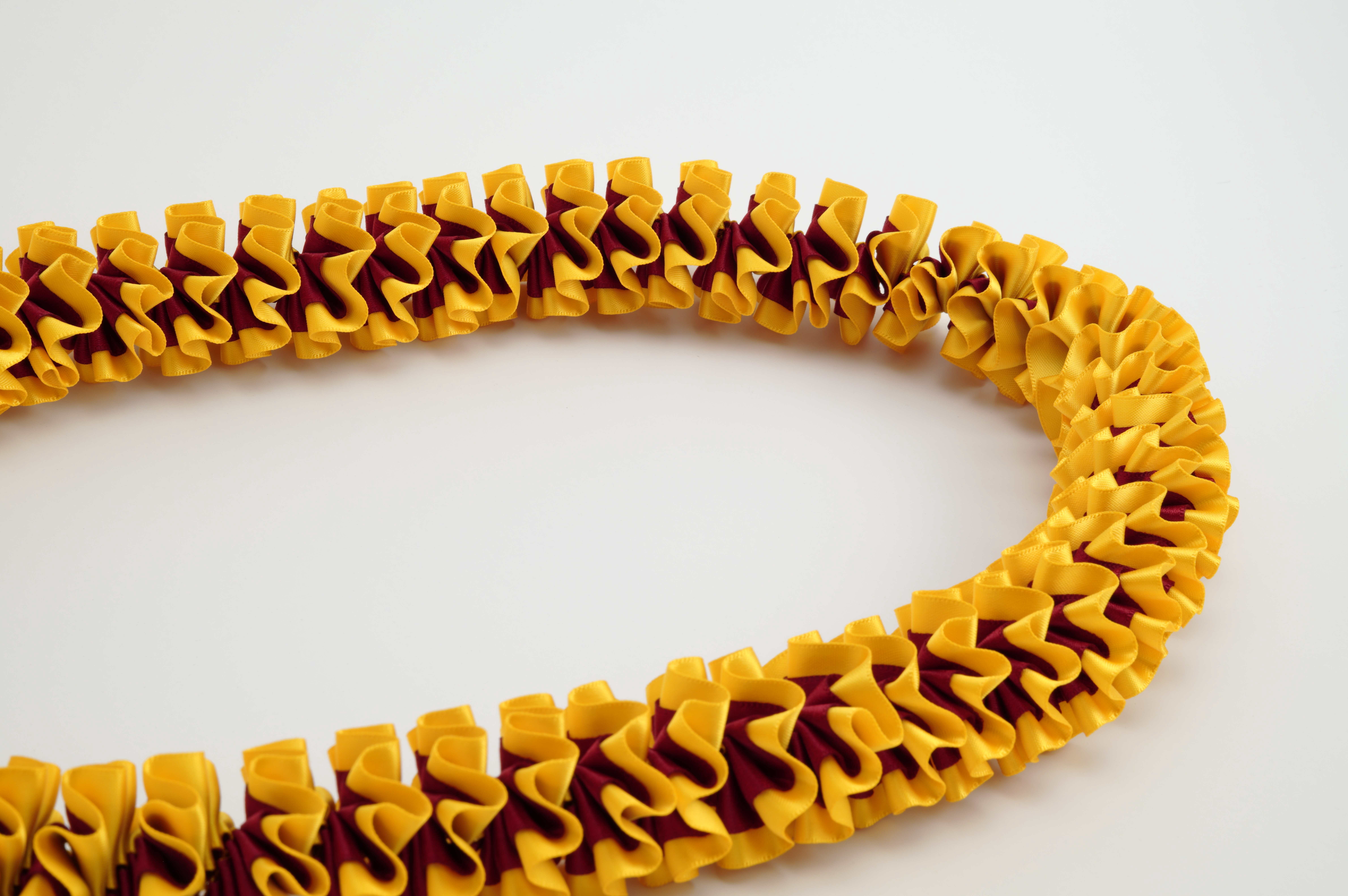 Maxport Corporation Ribbon Lei Maroon/lt. Gold