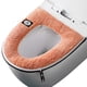 thumbnail image 1 of Cojín del retrete anillo felpa hogar invierno impermeable cremallera retrete cojín, 1 of 6