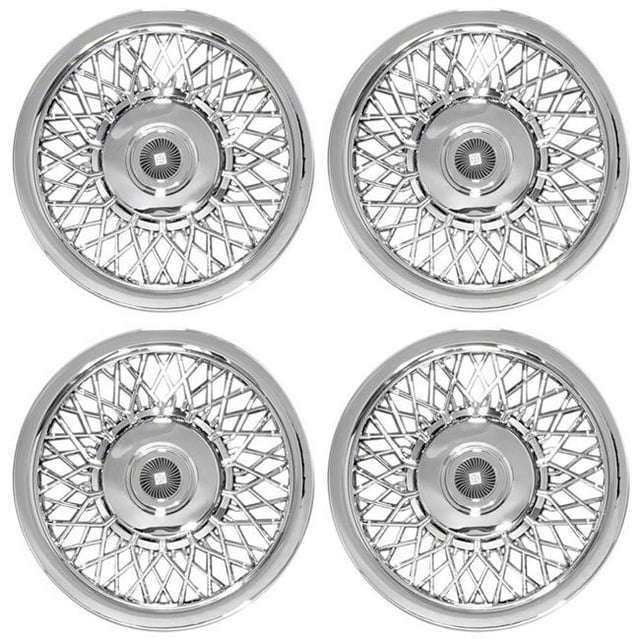 15 Po. Couvre-Roues Design Lacé Chromé