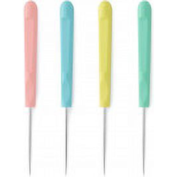 Aguja Sugar Stir Aguja, 4 unidades, para decorar galletas, h