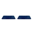 thumbnail image 1 of Kearding Alfombrilla de baño absorción de agua alfombras de terciopelo antideslizantes alfombras de baño de Color sólido alfombras de Azul oscuro 2Conjunto, 1 of 6