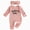 L101-Pink, variant on CAUYDY Newborn Baby Girls Romper Outfits Letter Daddy's Girl Print Ruffle Jumpsuit Bodysuit Fall Winter Clothes(L101-Beige,0-3 M)