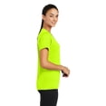 thumbnail image 3 of Sport-Tek Ladies PosiCharge Tough Tee-S (Neon Yellow), 3 of 6