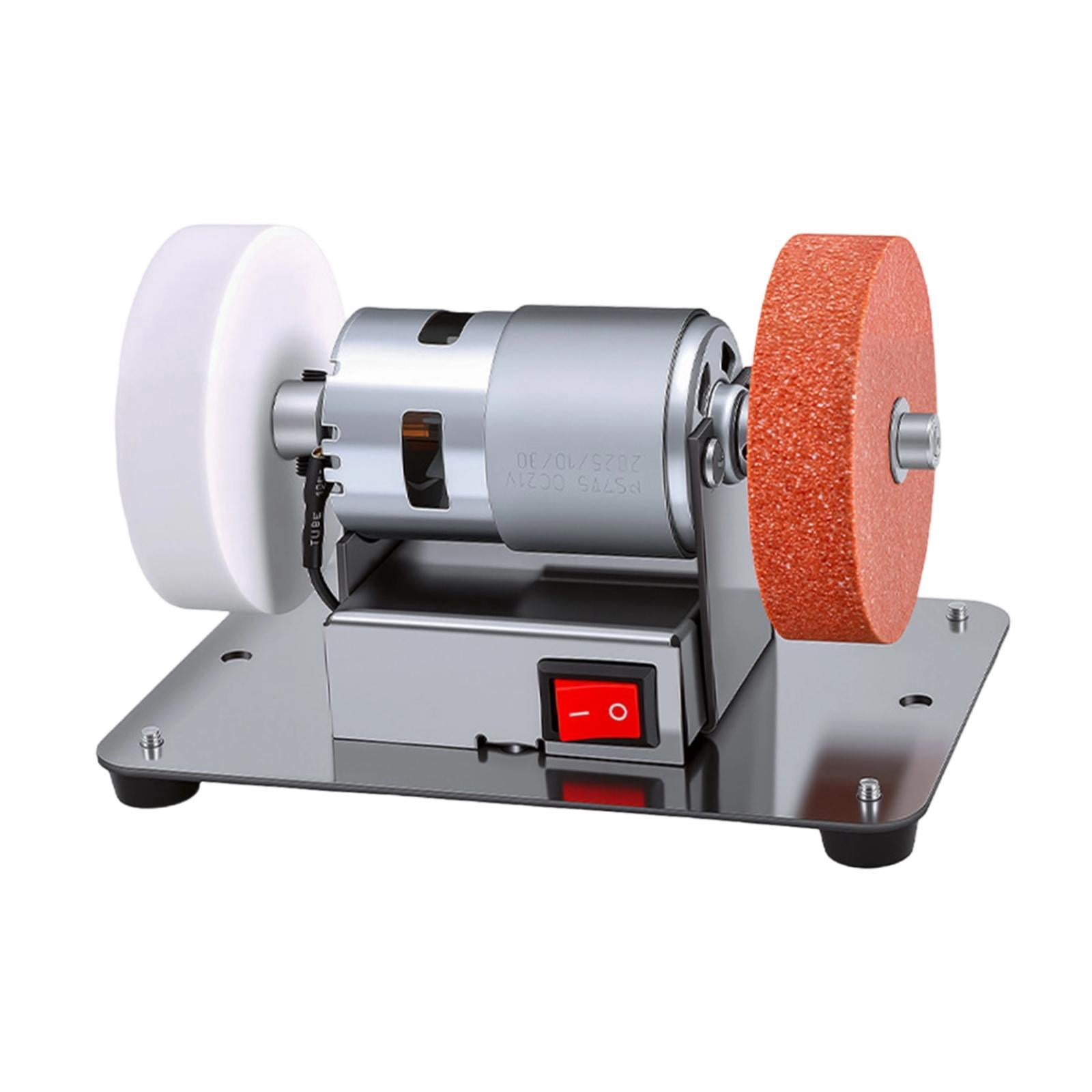 Fzaqwen Mini Bench Grinder Bench Grinding Tool for Edge Polishing Farmhouse Home Use