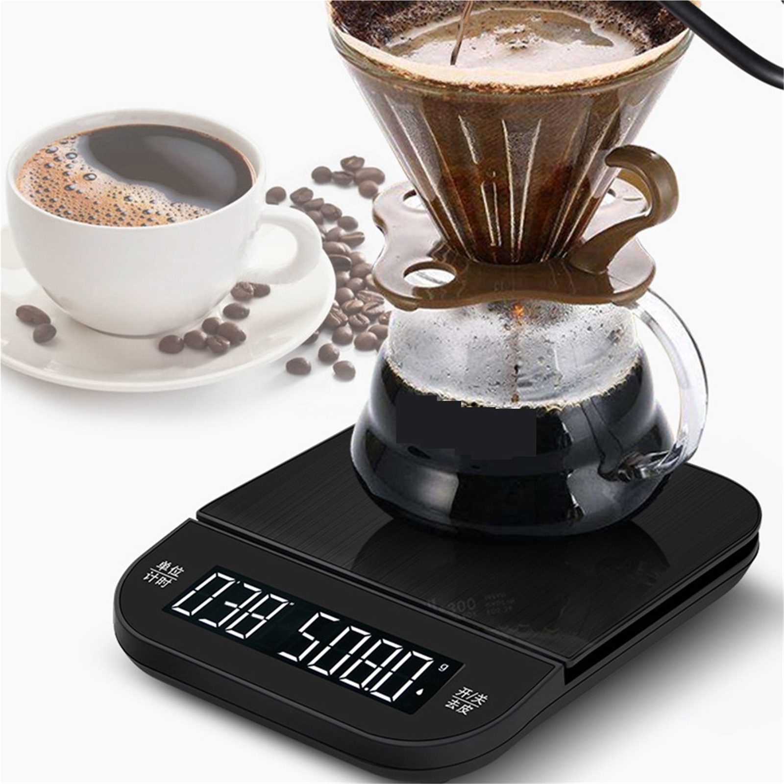 3KG/0.1g Coffee Scale, Digital Scale,Home Electronic Scales Kitchen Scale ,Easy to Operate