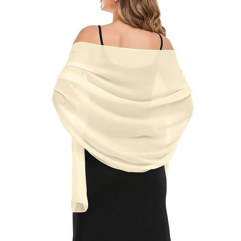 knee length dresses for ladies Layer On Classy Mesh Shawl Wrap main image 0