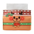 thumbnail image 2 of Christmas Tissue Box Cover | Non-Woven Fabric Decorative Case | Multicolor Cartoon Print | Soft Washable Waterproof | Holiday Decor for Home Office Car Kitchen, 2 of 6