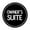 Black, variant on Signs ByLITA Circle Owner?s Suite Sign (Brushed Silver) - Small