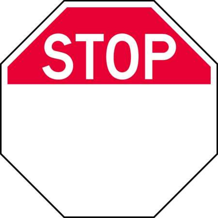 lyle st 100 6ha stop sign 6 quot w 6 quot h english recycled aluminum red white walmart com