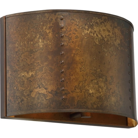 

Bathroom Vanity 1 Light With Weared Brass Finish A19 Incandescent 12 inch 60 Watts