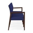 thumbnail image 3 of Pemberly Row Waiting Reception 4 Seat Tandem Seating No Center Arms in Blue, 3 of 5