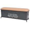 thumbnail image 1 of vidaXL Storage Bench with Cushion 103x30x40 cm, 1 of 5