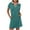 Army Green, variant on NXMZXB Women’s Polo Dresses 2025 Short Sleeve Casual Striped Color Block Collared V Neck Summer Tennis Golf Mini Shirt Dress with Pockets Blue XL