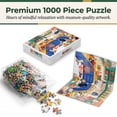 thumbnail image 5 of Kitchen Cats Chaos Jigsaw Puzzle for Adults 1000 Pieces, Colorful Whimsical Cat Illustration, Premium Thick Cardboard with Matte Finish, Perfect Gift for Cat Lovers and Puzzle Enthusiasts, 5 of 8