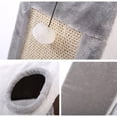 thumbnail image 4 of LOVEVER Premium Cat Cave Bed and Scratching Post Lining and Double Sided Sisal Clawing Board Cushioned Triangle Kitten Bed with Angled Scratch Ramps (Gray), 4 of 8