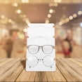 thumbnail image 3 of HEMOTON White Acrylic Sunglasses Holder with Unique Design for Storage Use 6.5cm Layer Distance, 3 of 5