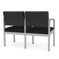 thumbnail image 5 of Lenox Causeuse d'Attente pour Réception en Acier / Acier Argenté / Gris Foncé / Noir, 5 of 5