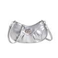 thumbnail image 1 of Bolso bandolera para mujer, de gran capacidad, a la moda, sencillo, para el viajero (plateado) FLhrweasw Nuevo, 1 of 8