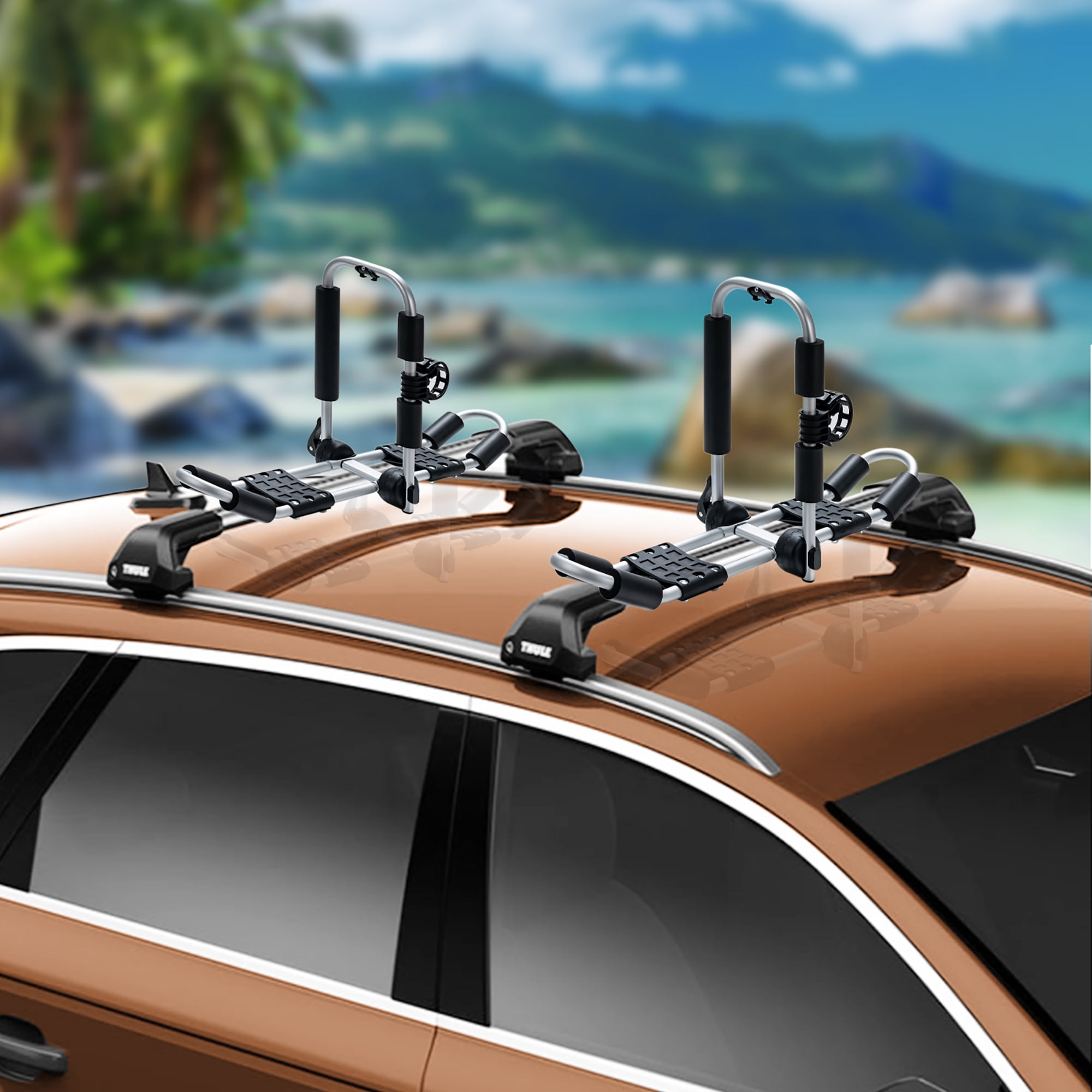 Folding j bars kayak rack hotsell