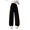 A02-Black, variant on CAICJ98 Girls Wide Leg Pants Lightweight Casual Elastic Baggy Pants for Girls High Waist Straight Leg Loose Trousers Beige,11-12 Years